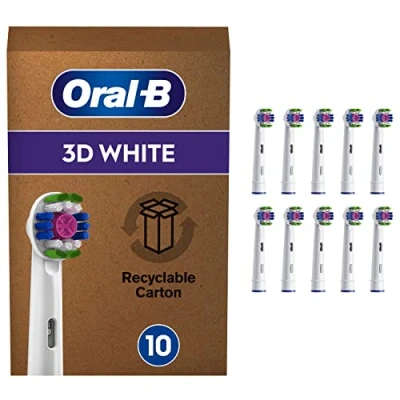 Abbildung von Oral B Aufsteckbürsten 3D White 10er FFU CleanMaximizer