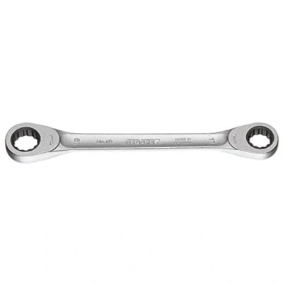 Abbildung von GEDORE Doppelringratschenschlüssel 17x19 mm Hochwertiger Ratschenschlüssel für Profis Langlebig, Präzise &amp; Zuverlässig Ideal Handwerk Industrie