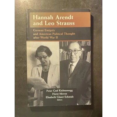 Abbildung von Hannah Arendt and Leo Strauss: German Emigres American Political Thought After World War II (Publications of the Historical Institute)