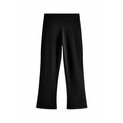 Abbildung von Next RICH PULL ON HIGH Waist BOOT CUT Regular FIT Stoffhose für Kinder, Größe: 134, Black