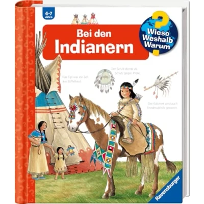 Abbildung von Wieso? Weshalb? Warum?, Band 18: Bei den Indianern (Wieso? 18)