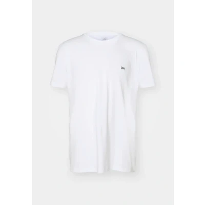 Abbildung von Lee SS Patch LOGO Tshirt basic, Herren, Größe: Small, White