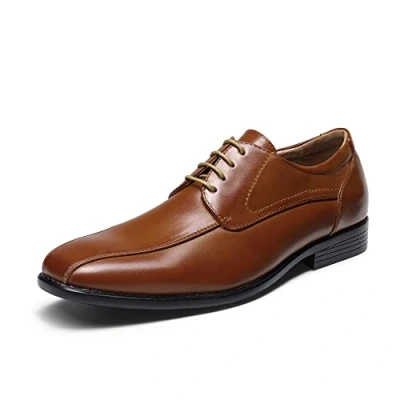 Abbildung von Bruno Marc Herren Anzugschuhe Klassischer Schnürhalbschuhe Businessschuhe Derby Oxfordschuhe,Size 45,Braun,DP03 E