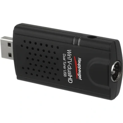 Abbildung von Hauppauge WinTV dualHD, DVB C, T, T2, USB, Schwarz, Windows 10, 7, 8, Vista, 512 MB, 1024 MB