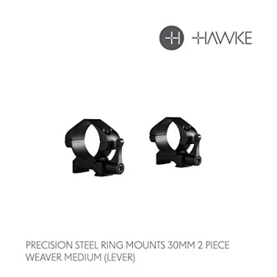 Abbildung von PRECISION STEEL RING MOUNTS with lever 23016 Weaver, 30mm Diameter, Medium (Lever)