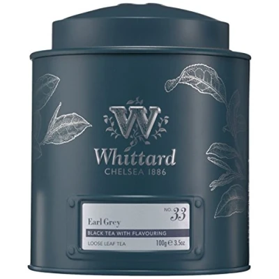 Abbildung von Whittard of Chelsea Earl Grey Loose Leaf Tea Caddy, 1er Pack (1 x 100 g)