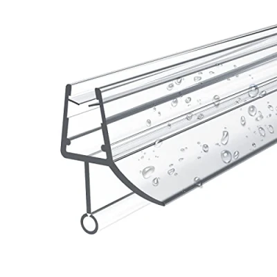 Abbildung von EMKE Duschdichtung Ersatzdichtung Wasserabweiser Schwallschutz Duschtürdichtung Duschkabine Dusche Dichtung für Duschtüren 4 6mm Glas 600mm
