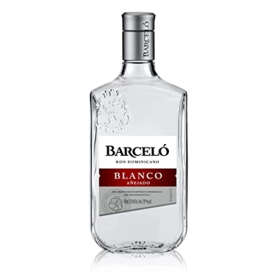 Abbildung von Ron Barceló Blanco Añejado Dominicano Rum (1x0,7l) 37,5% vol Geschmeidiger, kristallklarer weißer Rum, behutsam gereift in Fässern aus amerik. Eiche Ideal für einen Cocktail, Longdrink