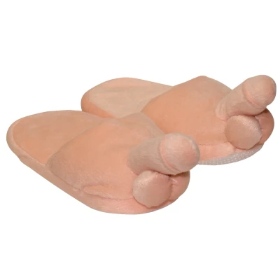Abbildung von Penis Plüsch Hausschuhe