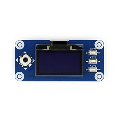 Abbildung von Waveshare 1.3inch OLED Display Hat 128x64 Pixels with Embedded Controller Communicating Via SPI or I2C Interface Supports Raspberry Pi Series Boards and Jetson Nano