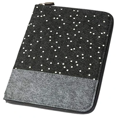 Abbildung von luxdag Mom&#039;s Organizer A5 mit Reißverschluss aus Filz (Farbe &amp; Motiv wählbar) Hülle für Mutterpass, U Heft, Ultraschallbilder Impfpass Geschenk werdende Mütter
