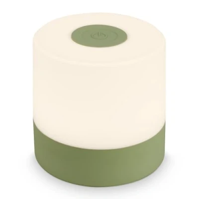 Abbildung von Briloner Leuchten Tischleuchte 7461019, USB Ladefunktion, Dimmfunktion, LED fest verbaut, Warmweiß, C, Leuchtdauer 15h, 2700 K, chrom matt, IP44, 7 cm
