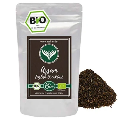 Abbildung von Azafran BIO Assam Schwarzer Tee English Breakfast Tea Ostfriesentee 250g