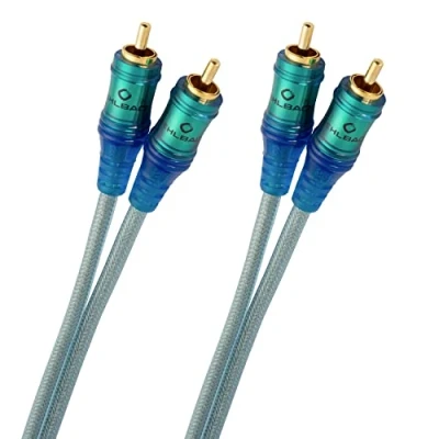 Abbildung von Oehlbach Ice Blue NF Audio Cinch Kabel Kabel, 2 x Cinch, (150 cm)