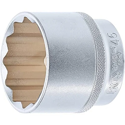 Abbildung von BGS 10651 1 Steckschlüssel Einsatz Zwölfkant 12,5 mm (1/2&quot;) SW 46 CV Stahl