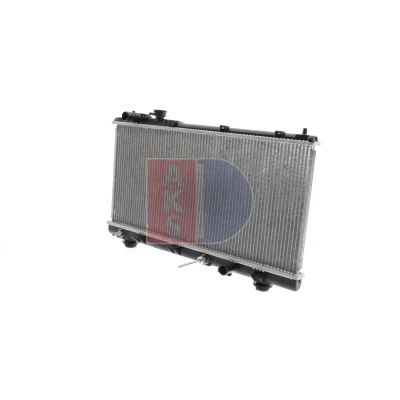 Abbildung von AKS DASIS 110035N Kühler, Motorkühlung Aluminium 325 686 16 Kühlrippen gelötet MAZDA: 323 F 6, FAMILIA 6