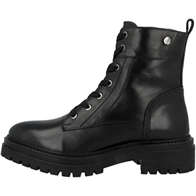Abbildung von Geox Iridea Schnürstiefelette, Damen, Größe: 39, Black Schuhe