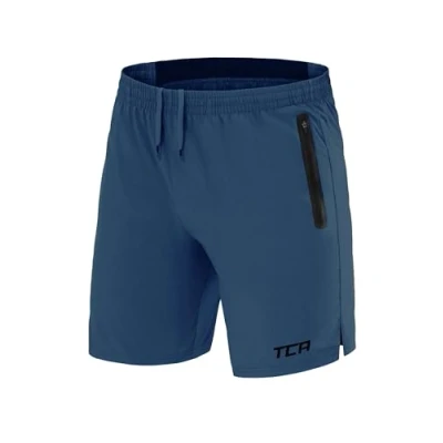 Abbildung von TCA Herren Elite Tech Leichte Laufhose Gymshorts Trainingsshorts und Laufshorts mit Reißverschlusstaschen Sporthose Kurz Hellblau, S