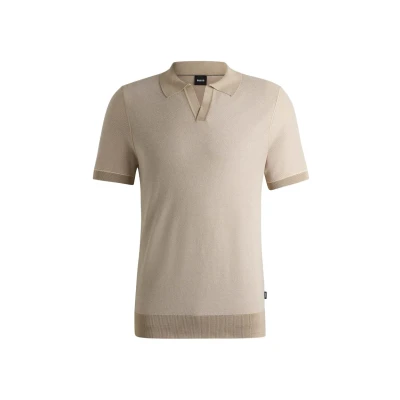 Abbildung von BOSS Jianluca Poloshirt, Herren, Größe: Medium, Open white