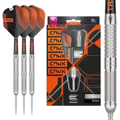 Abbildung von Target Darts Crux 01 23G 90% Wolfram Swiss Point Stahlspitze Dart Satz