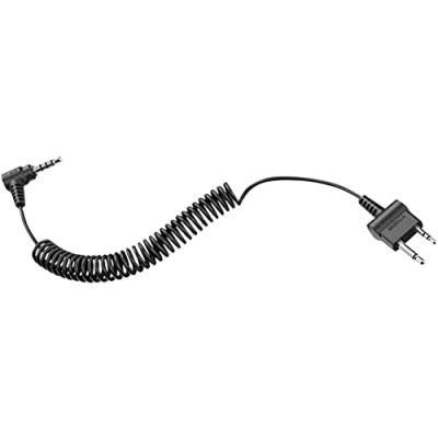 Abbildung von SENA Tufftalk A0117 2 Wege Funkkabel mit gerader Ausführung für Midland/Icom Twin Pin Anschluss Bluetooth Kommunikation und Intercom Headset Ohrenschützer