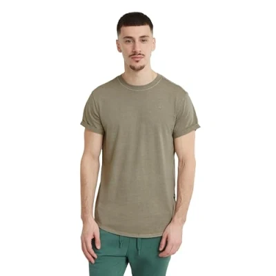 Abbildung von G STAR Herren Lash Overdeyed T Shirt Grau (Rock Ridge gd D16396 2653 G471) S