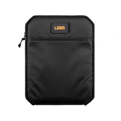 Abbildung von URBAN ARMOR GEAR Shock Sleeve Lite Tasche für das Apple iPad Pro 12,9&quot; (2020), Magic Keyboard &amp; Pencil [360 Grad Rundumschutz, Robustes Nylongewebe, mit Reißverschluss] schwarz