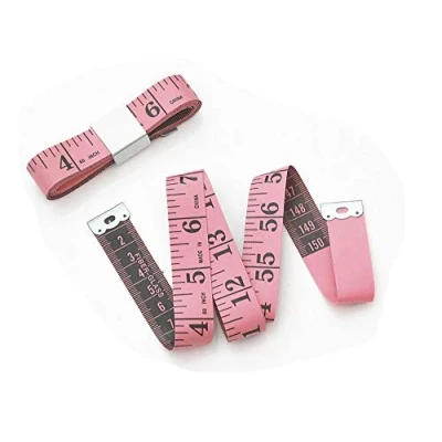 Abbildung von WINTAPE Schneidermaßband/Maßband Körper/Masband körpermaße/Körpermaßband, 150cm Maßband(Rosa)