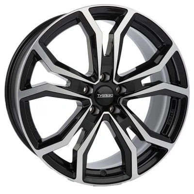 Abbildung von DEZENT 5 loch 17Zoll 114.3mm Alufelge tv dark schwarz TTVY0BP45 Felge 7Zoll 45mm 66.1mm RENAULT: Megane 4 Grandtour