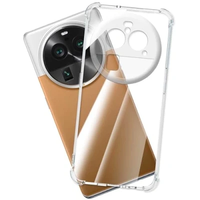 Abbildung von mtb more energy® Case Soft Armor kompatibel mit Oppo Find X6 Pro verstärkte Ecken Kameraschutz 1,5mm TPU Schutz Hülle Cover Handyhülle