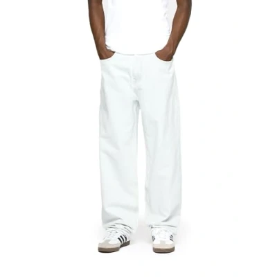 Abbildung von Burocs Baggy Fit Jeans Ice Blue Herren 5 Pocket Style Mit YKK Reißverschluss &amp; Werkzeugschlaufe 100% Baumwolle, Farbe:Ice Blue, Hosengröße:W31 L30