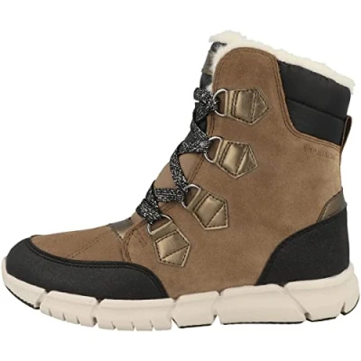 Abbildung von Geox Flexyper GIRL Snowboot/Winterstiefel für Kinder, Größe: 38, Whisky/black Schuhe