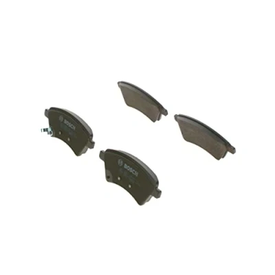 Abbildung von BOSCH 0 986 494 584 Bremsbelagsatz Low Metallic mit akustischer Verschleißwarnung Montageanleitung, Anti Quietsch Blech, Schrauben