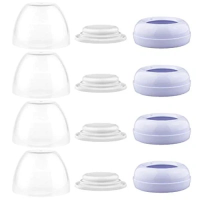 Abbildung von Maymom Verschlussdeckel,Schraubringe,Dichtscheiben Geeignet für Philips Avent Natural Flaschen,Avent PP Flaschen oder Natural;ohne Nippel.Konvertieren der Classic Flasche in eine