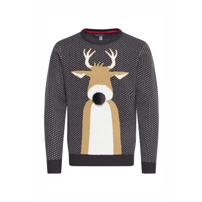 Abbildung von Blend Rudolph Sweatshirt, Herren, Größe: 3XL, Navy/nose