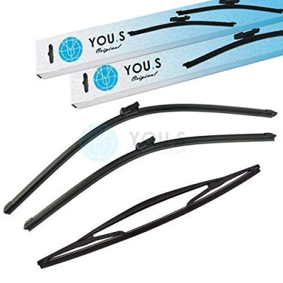 Abbildung von YOU.S SCHEIBENWISCHER SET VORNE + HINTEN 650 575 410 mm (3 Stück)