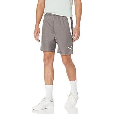 Abbildung von PUMA Herren Teamliga 8&quot; Shorts, Smoked Pearl/White, Mittel