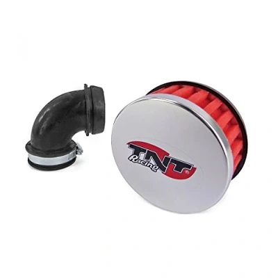 Abbildung von Luftfilter TNT R Box, gewinkelt 90 Grad, rot