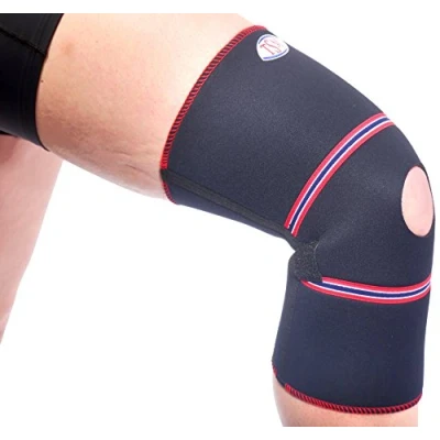 Abbildung von TSM Sportbandage Kniebandage Pro mit Patella Aussparung, XXL, 3509