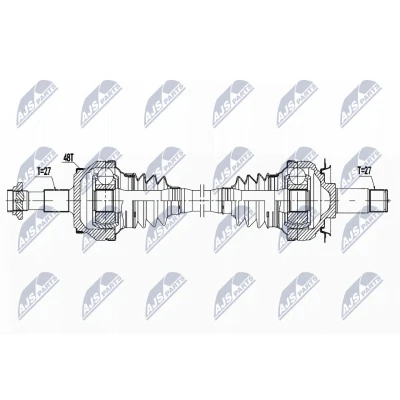 Abbildung von Antriebswelle NTY NPW ME 136