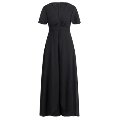 Abbildung von APART Chiffonoverall mit Brust Pads, schwarz, 42