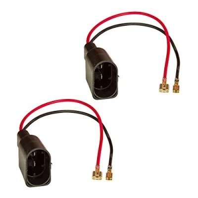 Abbildung von tomzz Audio 7157 002 Lautsprecheradapter (2er Set) auf DIN kompatibel mit VW Golf 5 6 New Beetle Caddy Jetta Touran T5 Sharan 2