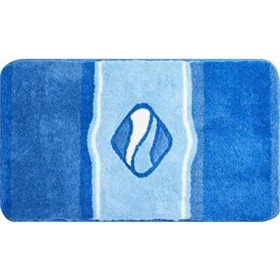 Abbildung von Grund Jewel Badteppich, Acryl, Blau, 60 x 100 cm