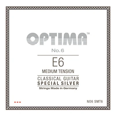 Abbildung von Klassikgitarre Saiten No. 6 Special Silver Einzelsaite E6w versilbert medium NO6.SMT6