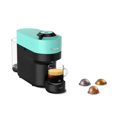 Abbildung von Nespresso Kapselmaschine &quot;Vertuo Pop XN9204 von Krups&quot;, 560 ml Kapazität, aut. Kapselerkennung, One Touch, 4 Tassengrößen
