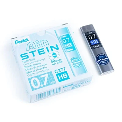 Abbildung von Pentel C277 HBO Ain Stein Feinmine, Strichstärke 0.7 mm, Härtegrad HB, 40 Minen je Dose