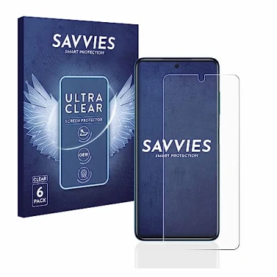 Abbildung von Savvies 6 Stück Schutzfolie für Xiaomi Poco X3 Pro Displayschutz Folie Ultra Transparent