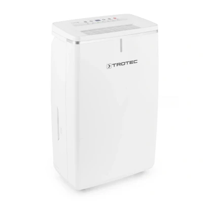 Abbildung von TROTEC Luftentfeuchter TTK 53 E, für 78 m3 Räume, Entfeuchtung 16,00 l/Tag, Tank 5,50 l, 2 Gebläsestufen, Wäschetrocknungs Funktion, Umluftabtauautomatik