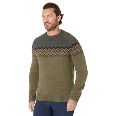 Abbildung von Fjallraven 81829 625 662 Övik Knit Sweater M/Övik M Sweatshirt Herren Laurel Green Deep Forest Größe L