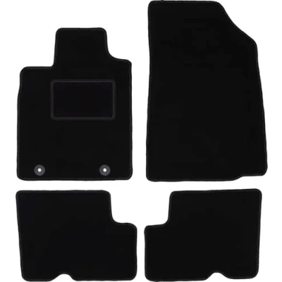 Abbildung von Wielganizator Automatte Passend für Dacia Duster 2WD SUV 2010 2018 Velours Autozubehör Auto Fußmatten Fußmatte 4 teilig schwarz